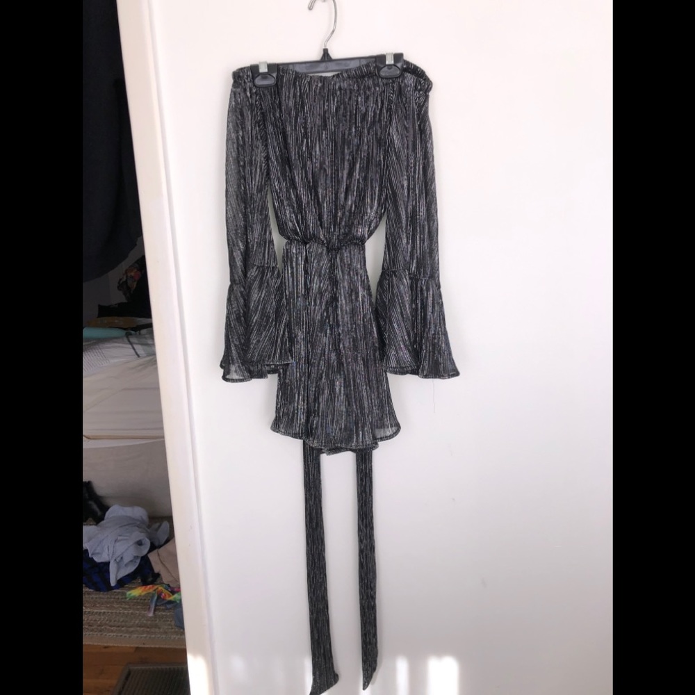 Lulus off the shoulder romper